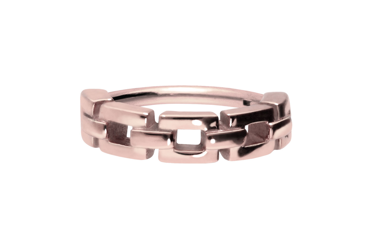 Chirurgenstahl Segmentring Clicker Piercing KETTEN-DESIGN